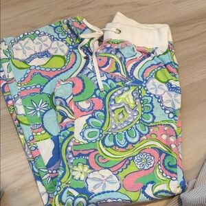 Lilly Pulitzer Colorful Paisley Pants